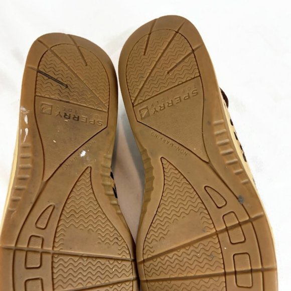 Sperry Boat Shoes Women Size 6.5 Top Sider Angelfish Leopard Print - Picture 4 of 5